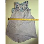 Lululemon  Athletica Purple Tank Top Criss Cross Back Athletic Workout Activewear Photo 2