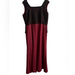 Fatma‎ Turkmen size 48 maroon and black dress Brown Photo 3
