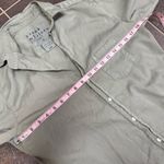 Frank & Eileen Mary Shirtdress Famous Denim Distressed Dress Green Small ALTERED Photo 12