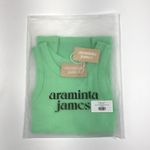 ARAMINTA JAMES Everyday Knit Tank Top Women 6/XS Green Resort City Travel NWT Photo 8