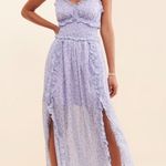 Elliatt  Victorian lilac floral ruffle maxi dress Photo 0