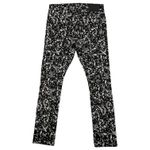 RUDE Super Skinny Jeans Black White Skull Baroque Print Size 32 Punk Grunge Goth Photo 5