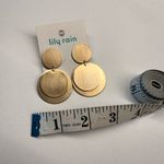 Lily Rain  Gold Double Coin Earrings Photo 1