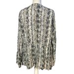 Savanna Jane Top Size 2X Black Long Sleeve Floral Animal Print Boho Embroidered Photo 1