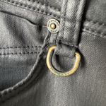 Burberry  Brit Westbourne Skinny Ankle Pants Faux Leather Zip Button  5-Pocket 32 Photo 3