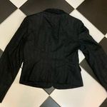 Piazza Sempione Jacquard Black Blazer Italian Oval Diamond Pattern sz 44 Medium Photo 2