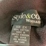 Style & Co  Elegant Black Women's  Maxi Skirt. Size 2X Photo 1