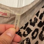 Rebecca Taylor Sleeveless Leopard Midi Dress Photo 3