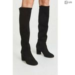Stuart Weitzman Eloise 75 Black Suede Knee High Boots ASO Bella Hadid Photo 2