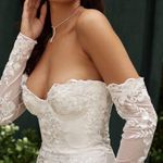 House Of CB  L D-DD  'Isabelle' White‎ Lace Long Sleeve Bridal Gown NWOT Photo 1