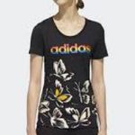 Adidas  x FARM RIO BUTTERFLY T SHIRT SIZE SMALL Photo 2