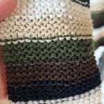 Karen Kane  Lifestyle Petites Medium Sweater Womens Pullover Striped Crochet Photo 10