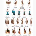 Silk magic wrap double layer reversible skirt / dress Pink Size undefined Photo 2