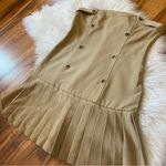 Maeve Anthropologie  Strapless Pleated Mini Dress Photo 8