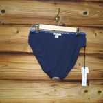 Robin Piccone NWT  Blue Bandana High Waist Bikini Bottoms M Photo 8