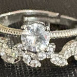 Sterling Silver  Moissanite Ring Photo 0