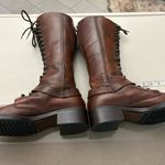 Colin Stuart Boots Elegant Chestnut Lace-Up   Collection 7 1/2 Like New Gorgeous! Photo 10
