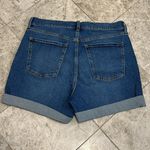 Old Navy Sky High Button Fly Cuffed Jean Short Size 14 NEW 5” Inseam Photo 7