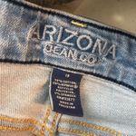 Arizona Jeans Arizona Jean Co. Womens Juniors Distressed Jean Shorts Size 19 Blue Denim Photo 2
