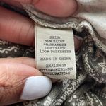 BKE  | Printed Sequin Color Open Back Button Down Blouse Sz L Photo 6