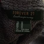 Forever 21 Women’s Sweater  Purple Open Back contemporary Size Medium draped Photo 3