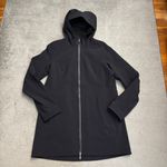 Lululemon Glyde Along Soft Shell Long Parka Rain Jacket Photo 4