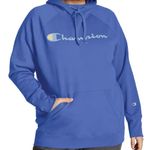 Champion Blue Powerblend Hoodie Women’s Size XL Photo 0