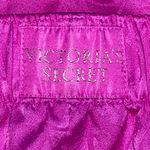 Victoria's Secret VS PINK SATIN PJ SHORTIE SET Racerback Tank XL + M Shorts LOGO PRINT Photo 3