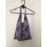 Nautica  Women's Paisley Print Halter Swim Top Size 10 Photo 1