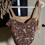 Free People  Hey Girl Sequin Cami Photo 6