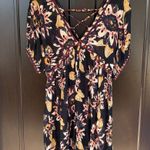 Free People NWT  On The Edge Romper Black Floral Size Medium Retail $108.00 Photo 0