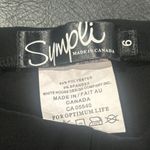 Sympli Pants Womens 6 Black Lagenlook Crop Jersey Stretch Tapered Ankle Photo 1