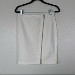 Cupcakes & Cashmere Jann Zip Pencil Skirt White S NWT Photo 4