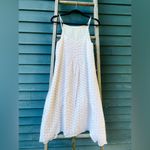 CP Shades  Lia linen/cotton/silk white pink pattern midi dress size/xs Photo 6