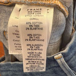 frame denim Frame‎ Denim Le Crop Mini Boot Distressed Jeans Medium Wash Size 28 Photo 6