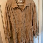 Boutique Tan Romper Size L Photo 0