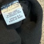 Flax Womens Linen Crop Jogger Pants Capri Sz Small Black Drawstring Waist Photo 15