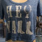 Fifth Sun  brand blue hey ya’ll cropped T-shirt Photo 1