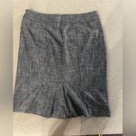 White House | Black Market  Skirt Womens Size 14 Black White Pencil Lace Hem Lined Photo 4