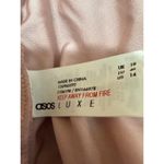 ASOS  LUXE Pink 3D Floral Ruffle Peplum Sleeveless Cami Camisole Swimsuit Size 14 Photo 4