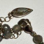 Coldwater Creek Vintage Necklace Gray Clusters of Glass Briolettes Photo 4