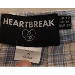 Heartbreak Plaid Mini Skirt Academia Preppy Twee Cool Girl Pastel Size M (UK 10) Blue Size M Photo 3