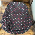 Vera Bradley ‎ Black Polka Dot Backpack Photo 1