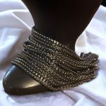 EXPRESS gunmetal multi chain bracelet Photo 0