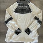 Free People  Mock neck Waffle knit tunic top Photo 3