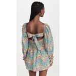 For Love & Lemons NWT  Ruth Mini Dress in Blue Sz M Photo 12