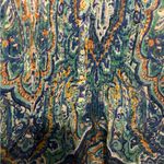 Ralph Lauren Lauren  multicolored Long Sleeve Sheer Shirt Size Large Photo 3