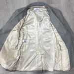 Derek Lam 10 Crosby micro plaid blazer jacket with knit sweater sleeve hem Black Size 8 Photo 9