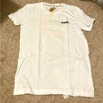 PINK - Victoria's Secret Vs pink small t shirt hot pink round graphics in the back Photo 0