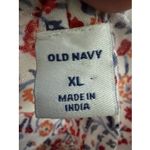 Old Navy WOMEN'S TOP Floral SHORT SLEEVE TIE BACK TIERED FLOWERS SIZE XL Boho Photo 1